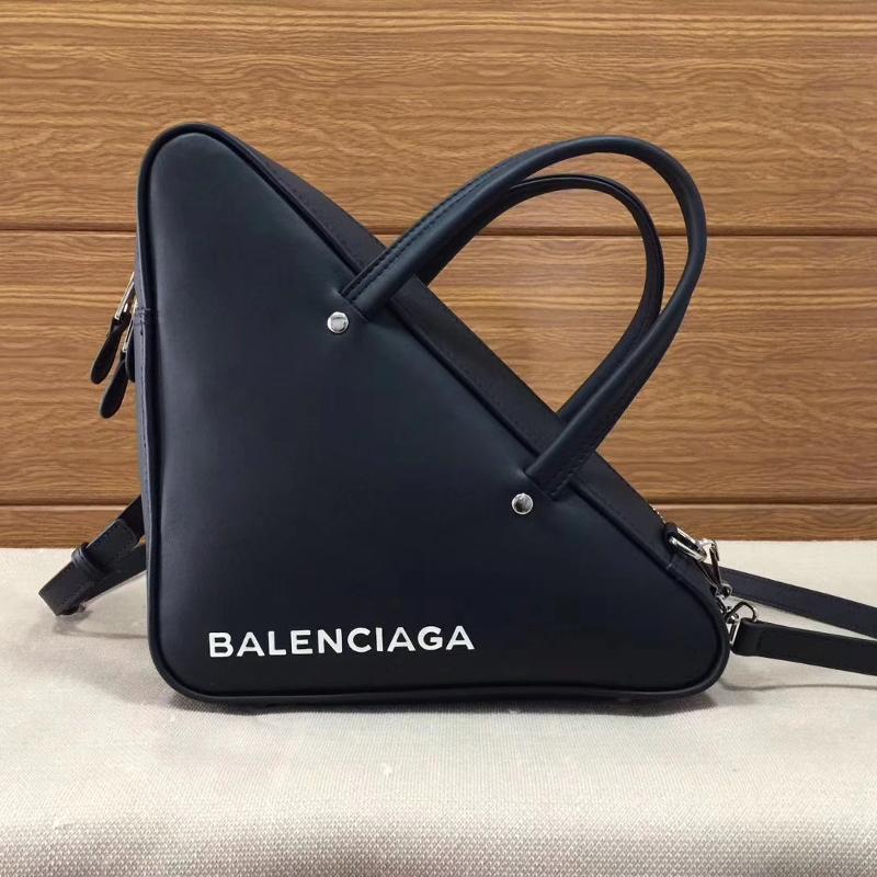 Balenciaga Bags 476975 Full leather small plain black